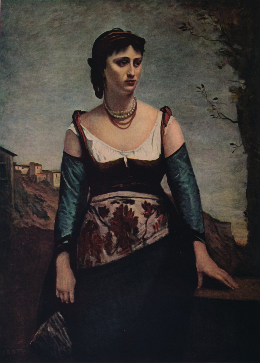 Agostina, 1866 av Jean Baptiste Camille Corot