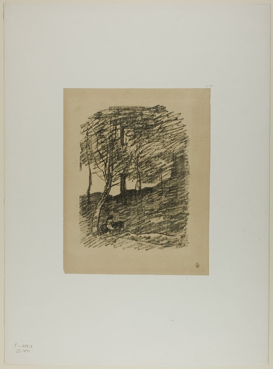 Under trærne av Jean Baptiste Camille Corot