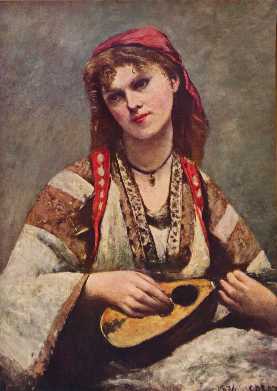 Christine Nilsson, 1874 1935 av Jean Baptiste Camille Corot