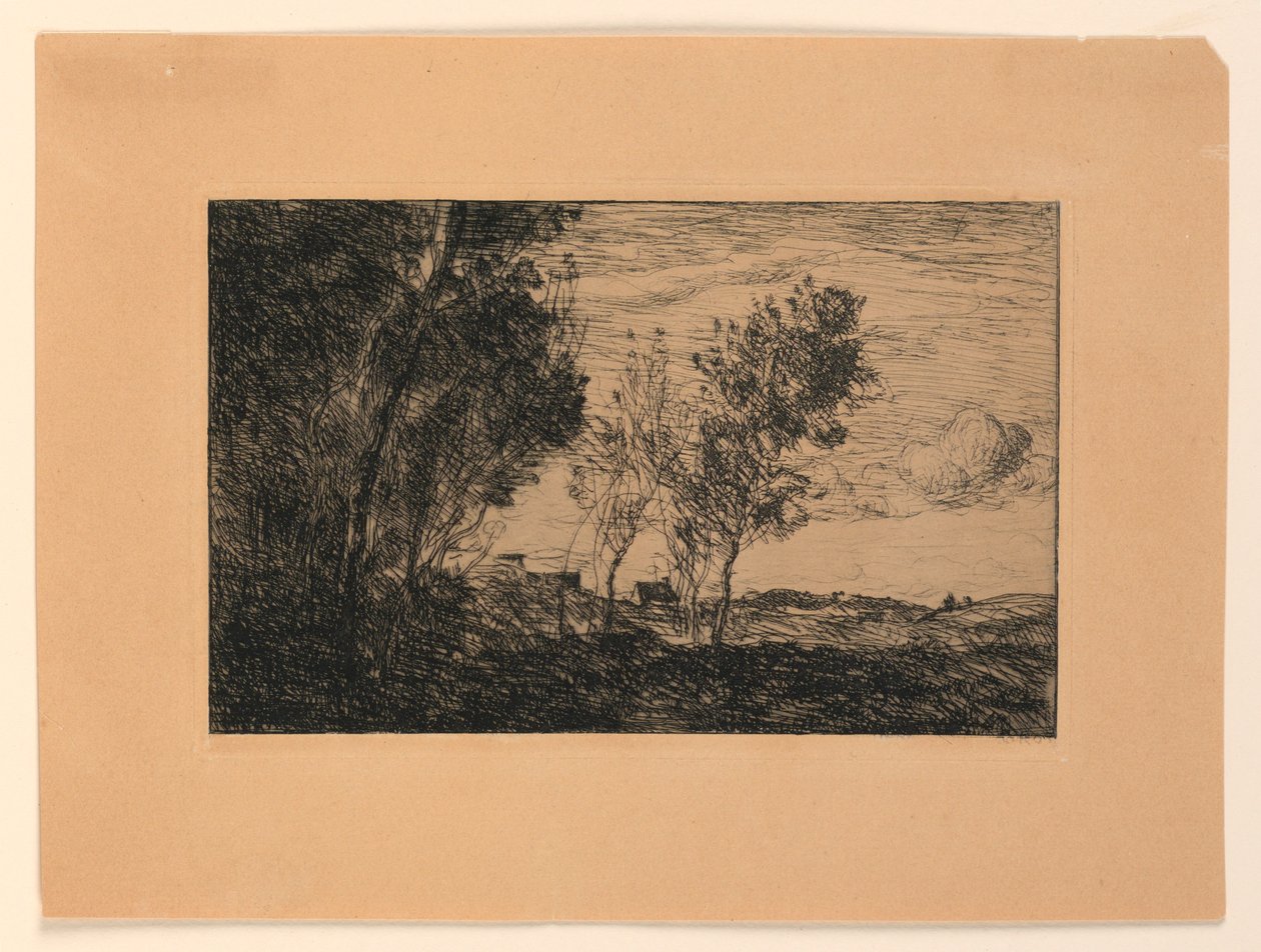 In the Dunes: Souvenir of the Woods at the Hauge av Jean Baptiste Camille Corot