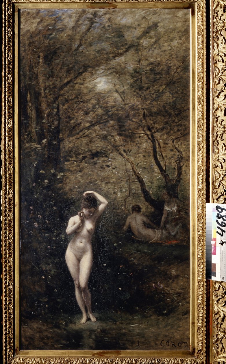 "" Diana bading "" (Diana bading) Maleri av Camille Corot (1796-1875) 1873-1874 Pushkin-museet, Moskva av Jean Baptiste Camille Corot