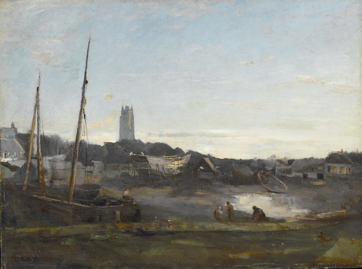 Dunkirk, ca. 1857 av Jean Baptiste Camille Corot
