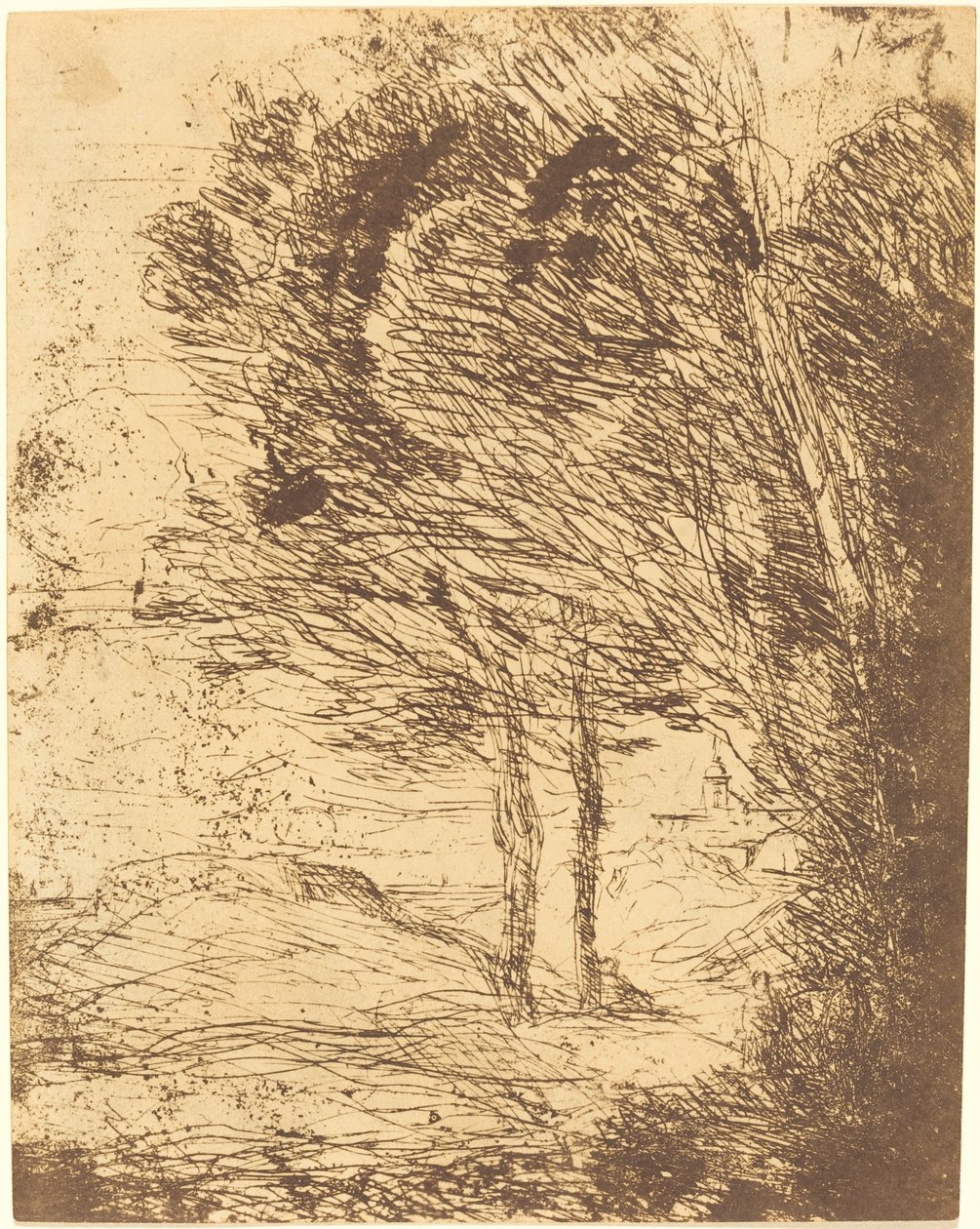 Omgivelsene til Genova av Jean Baptiste Camille Corot