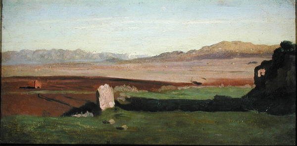 Italiensk landskap, ca. 1826 (olje på panel) av Jean Baptiste Camille Corot