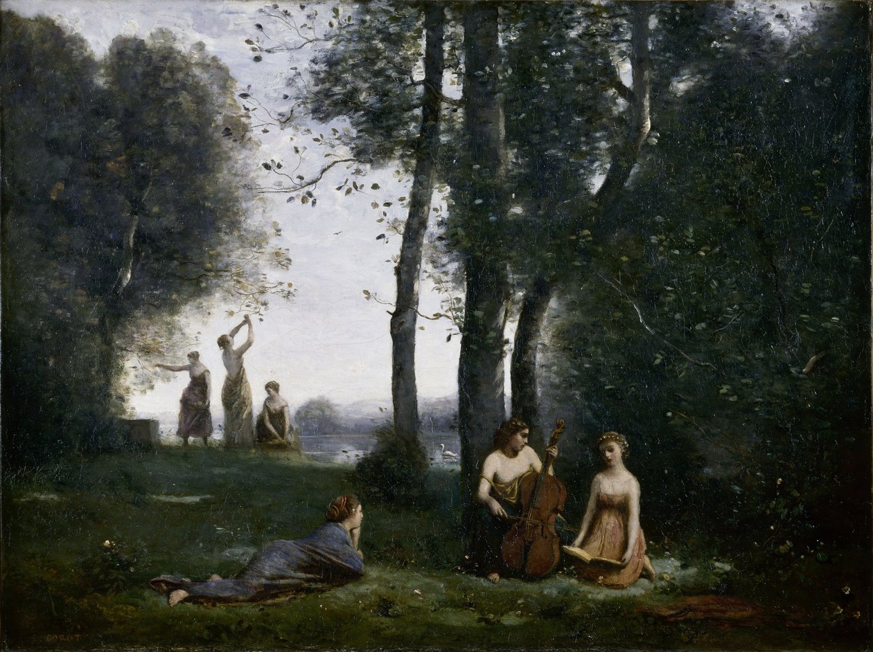 Le Concert Champêtre Woodland Music-makers av Jean Baptiste Camille Corot