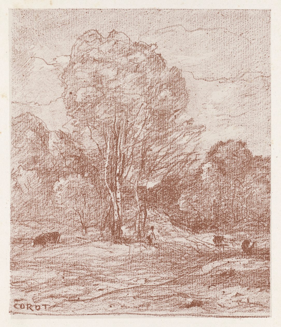 Kubeite av Jean Baptiste Camille Corot