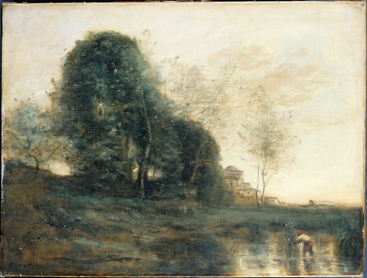 Minne om Italia, ca. 1868-70 av Jean Baptiste Camille Corot