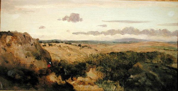 Mountain Landscape, ca. 1855-60 (olje på lerret) av Jean Baptiste Camille Corot