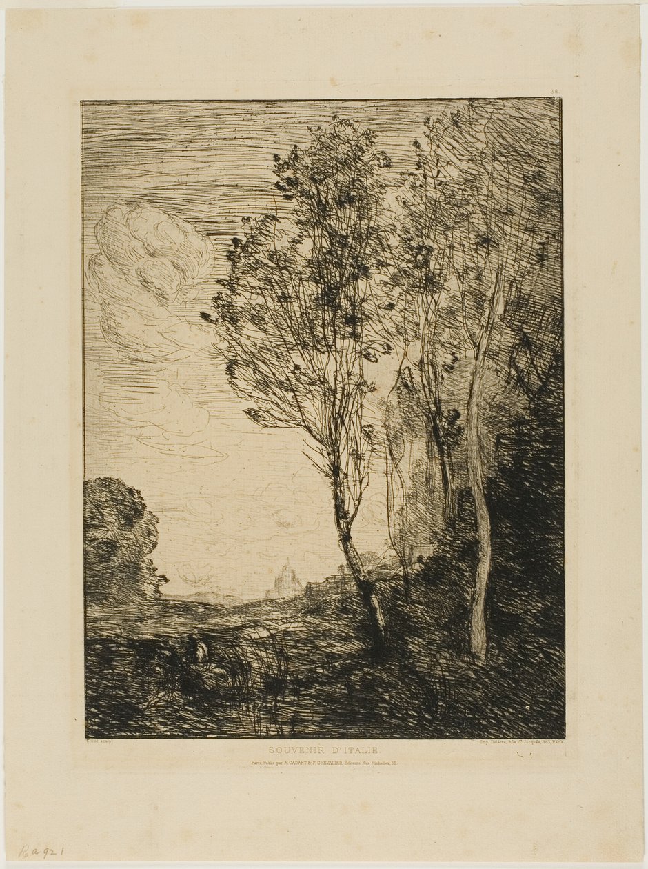 Minne om Italia av Jean Baptiste Camille Corot