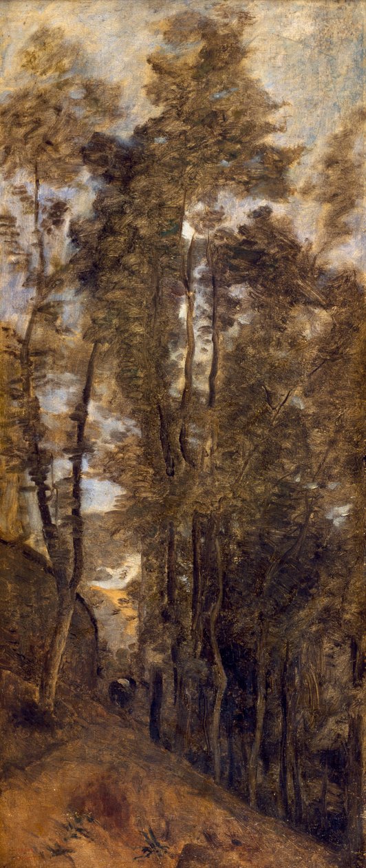 Påminnelse om festningsverkene til Arras, av Jean-Baptiste-Camille Corot (1796-1875). av Jean Baptiste Camille Corot
