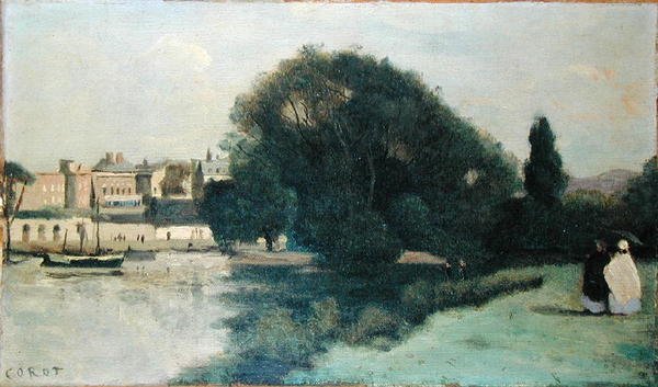 Richmond, nær London av Jean Baptiste Camille Corot