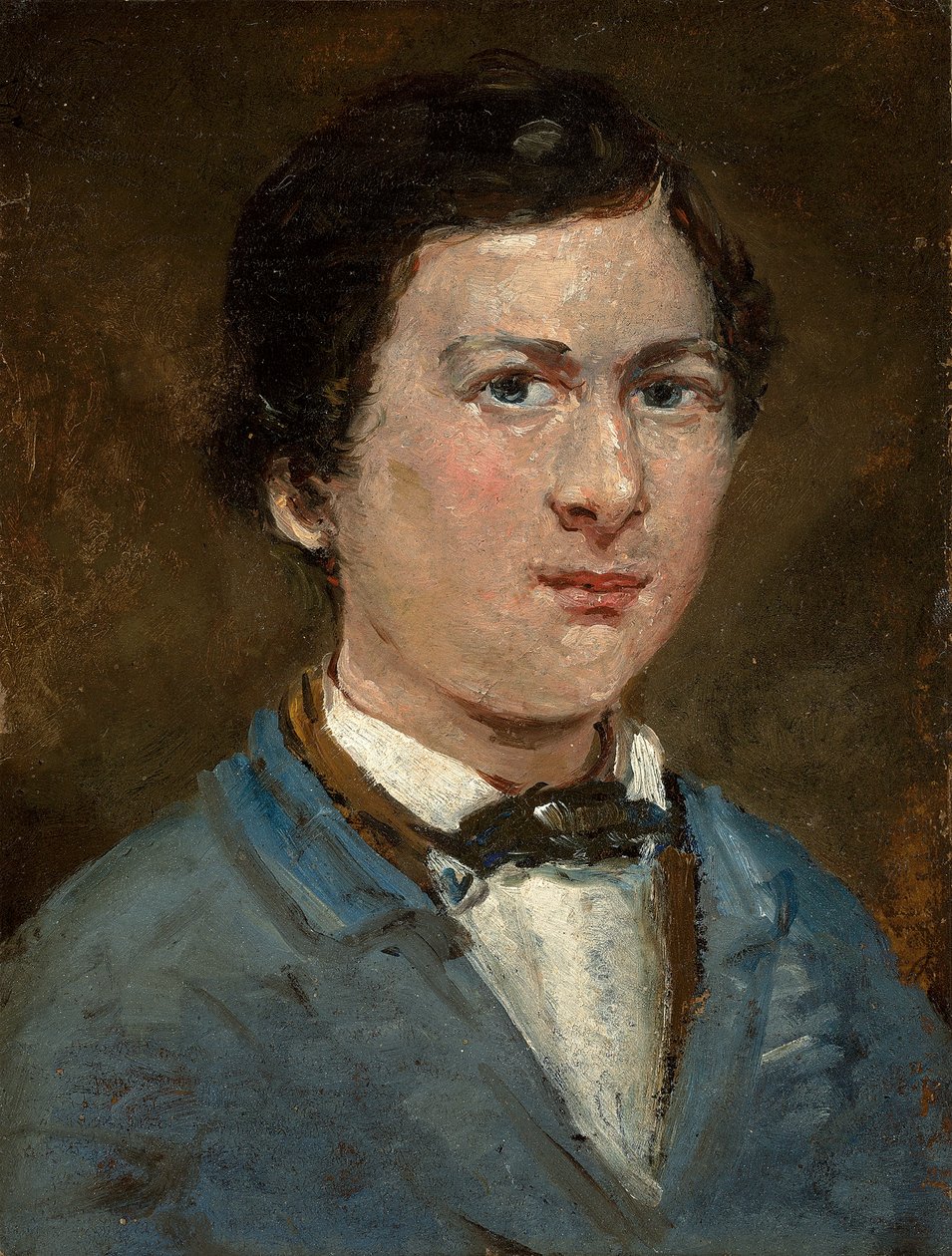 Selvportrett, ca. 1818-1821 av Jean Baptiste Camille Corot