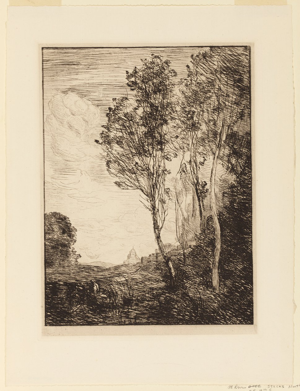 Suvenir fra Italia av Jean Baptiste Camille Corot