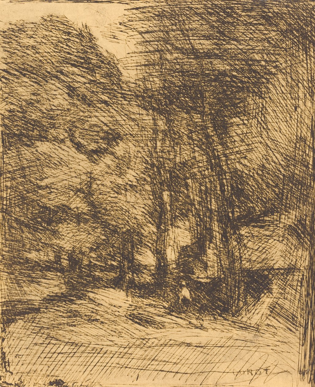 Souvenir av Bas-Breau Souvenir av Bas-Breau, 1858. av Jean Baptiste Camille Corot