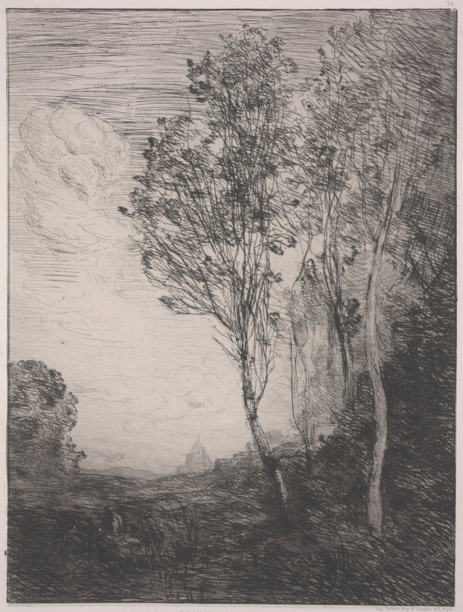 Suvenir fra Italia av Jean Baptiste Camille Corot