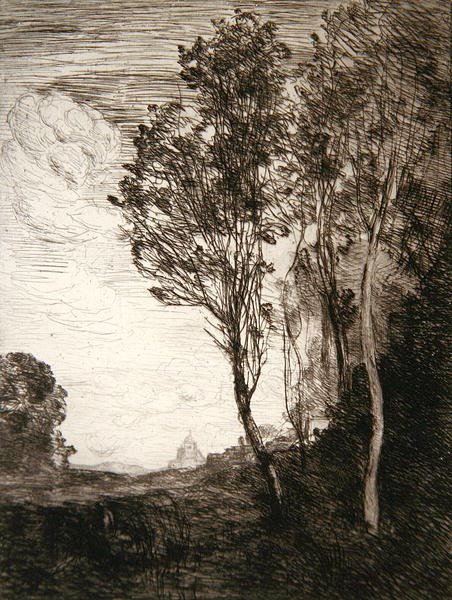 Suvenir fra Italia av Jean Baptiste Camille Corot