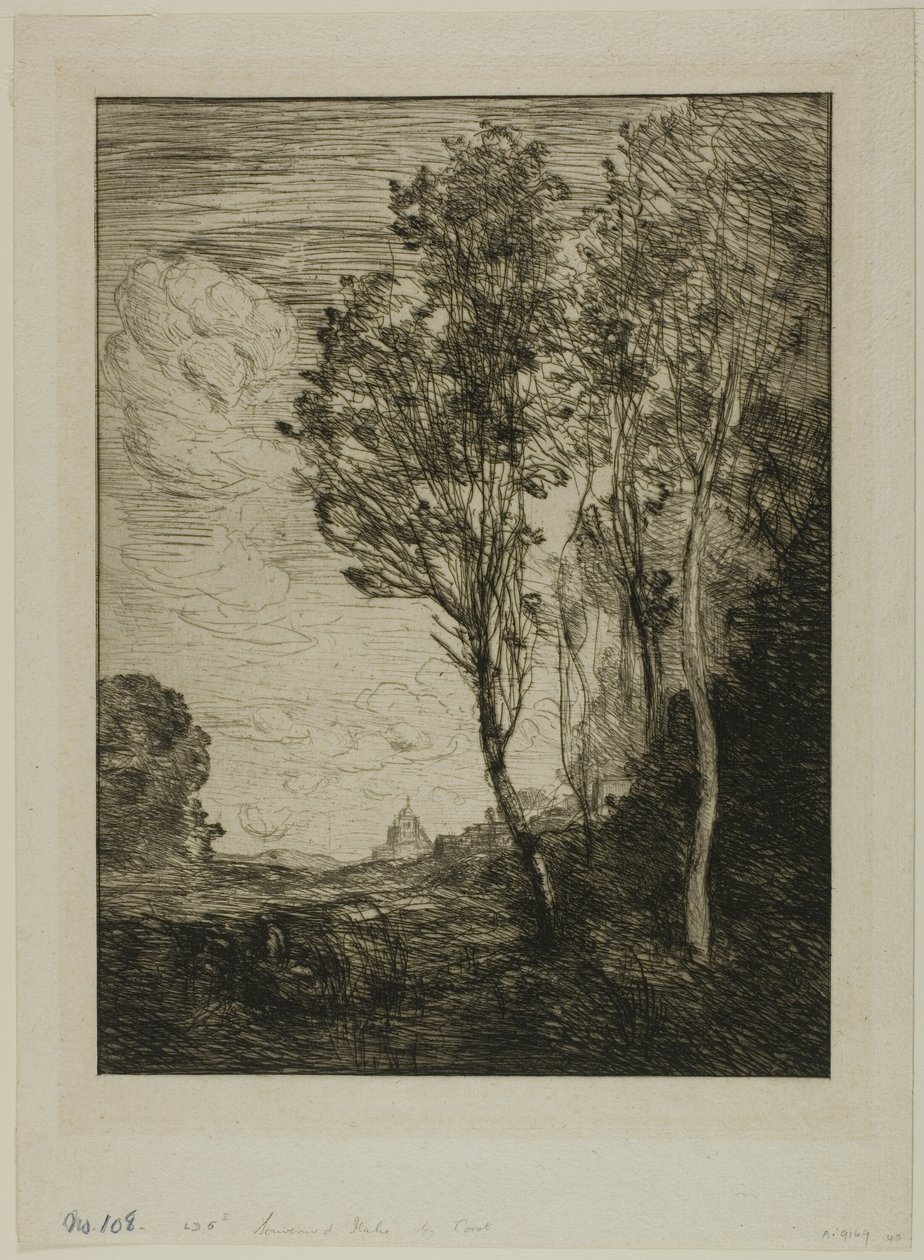 Suvenir fra Italia av Jean Baptiste Camille Corot