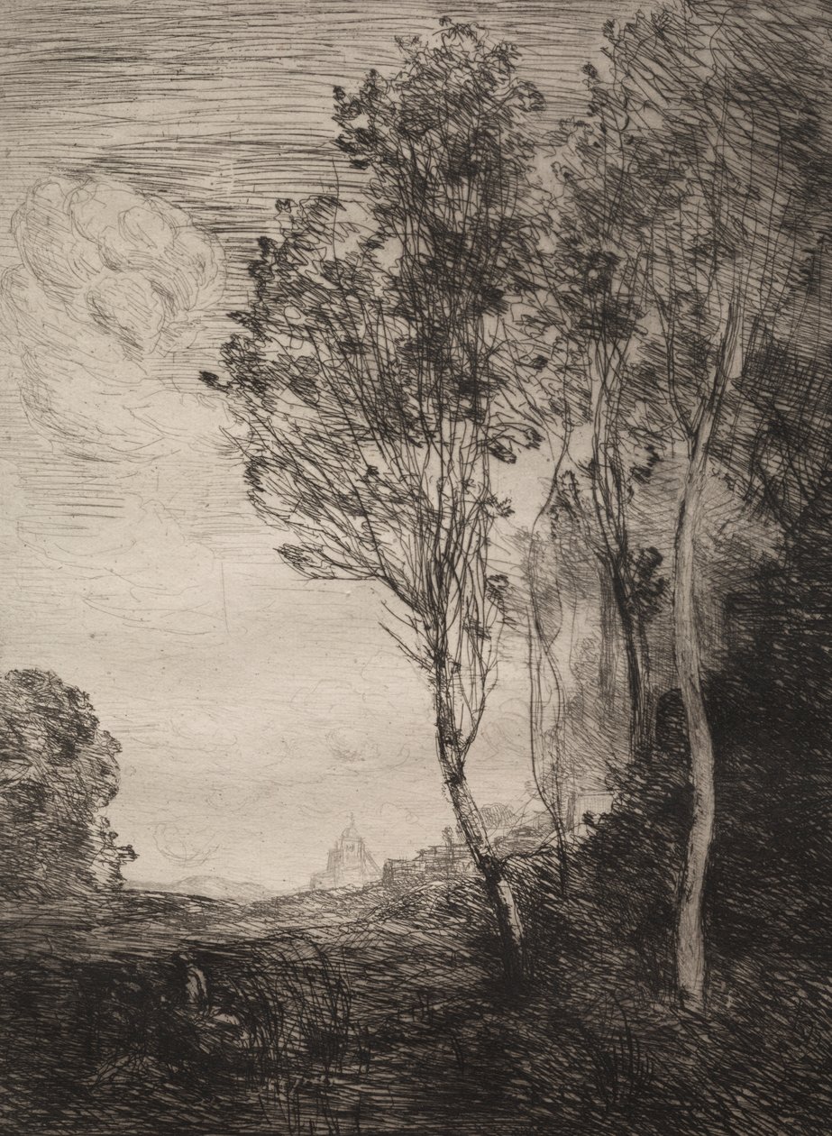 Suvenir fra Italia av Jean Baptiste Camille Corot