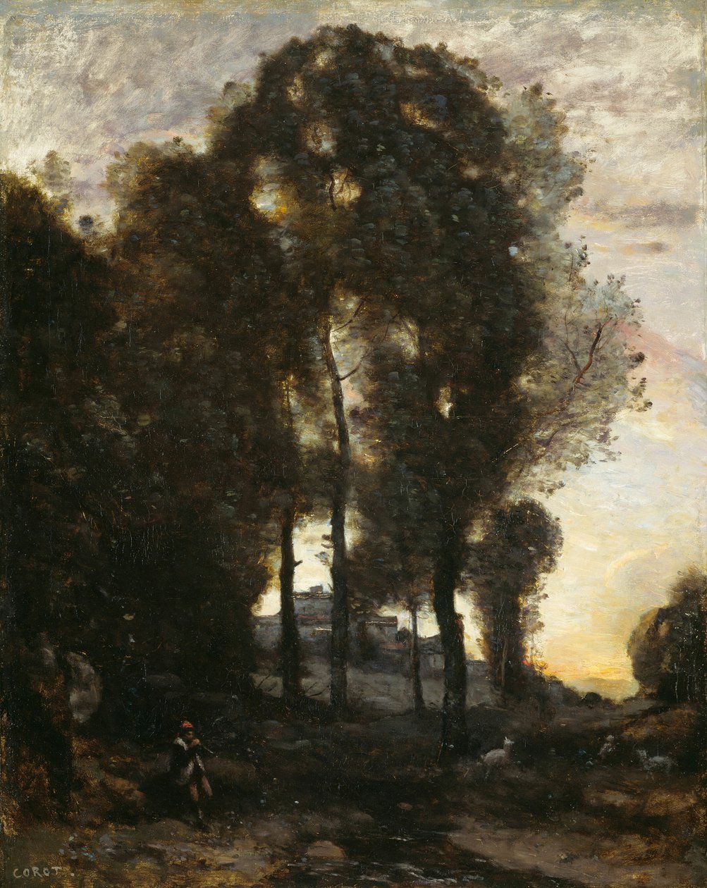 Suvenir fra Italia, 185560. av Jean Baptiste Camille Corot