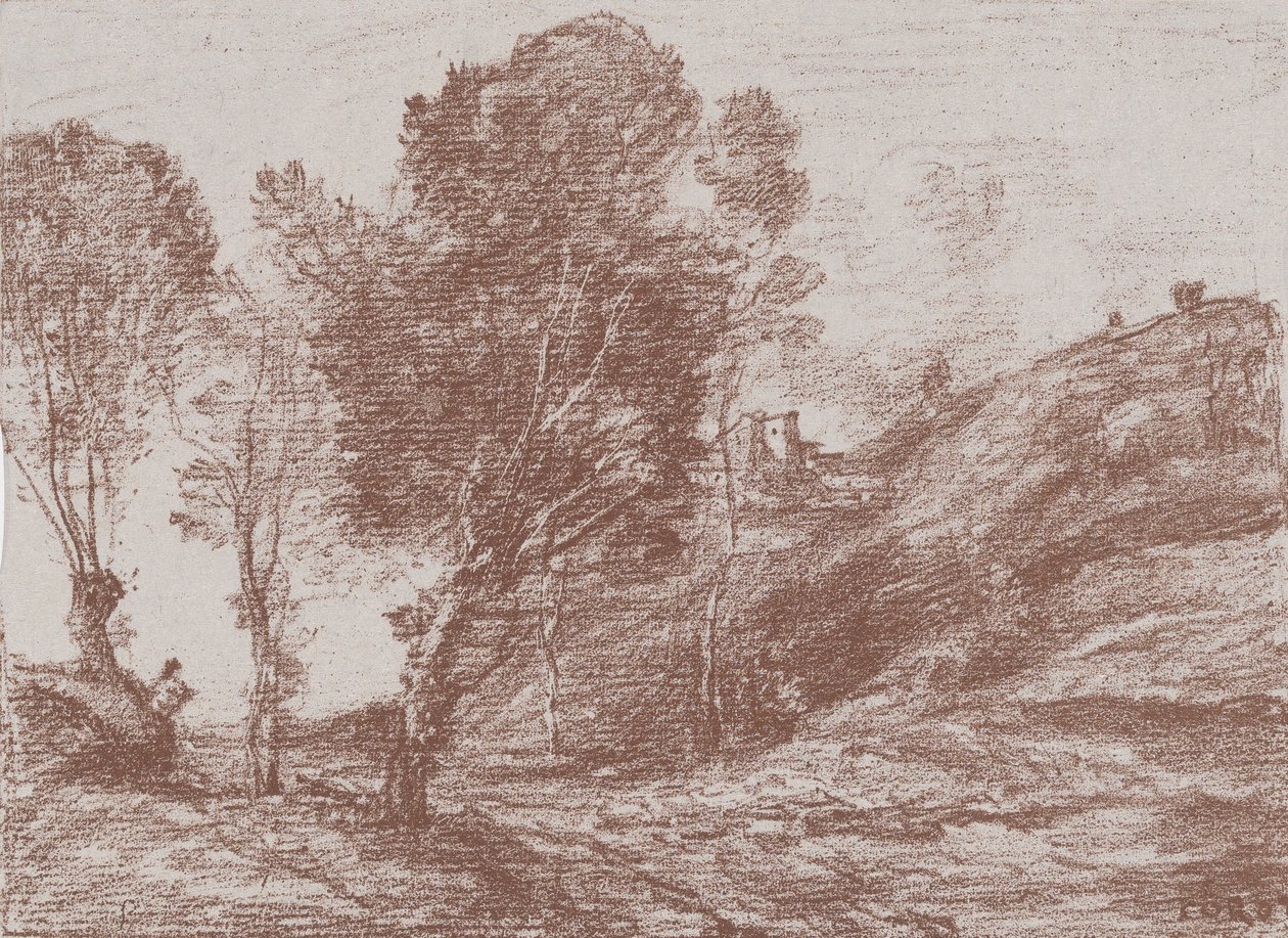 Suvenir fra Italia, 1871. av Jean Baptiste Camille Corot