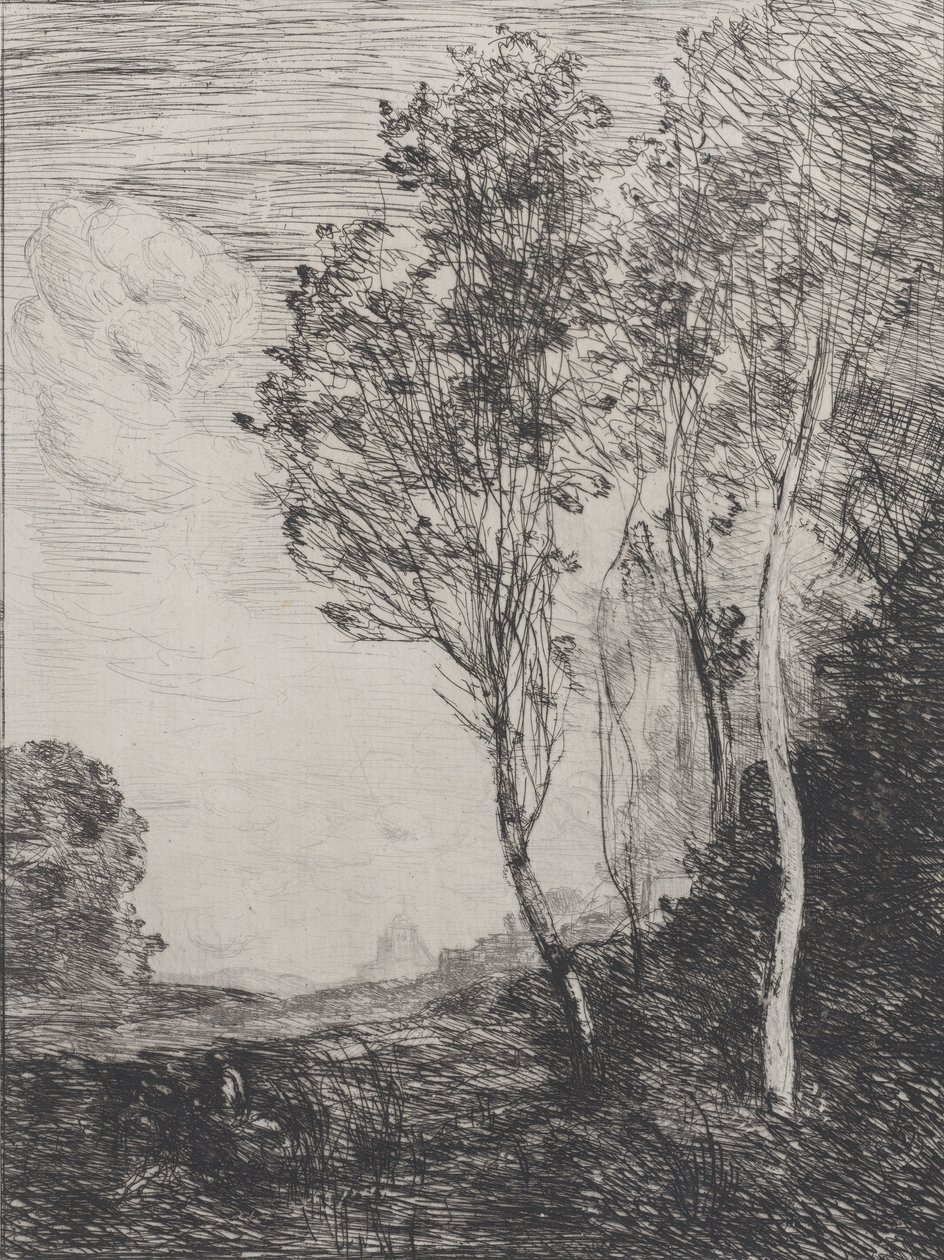 Suvenir fra Italia Suvenir fra Italia, 1866. av Jean Baptiste Camille Corot