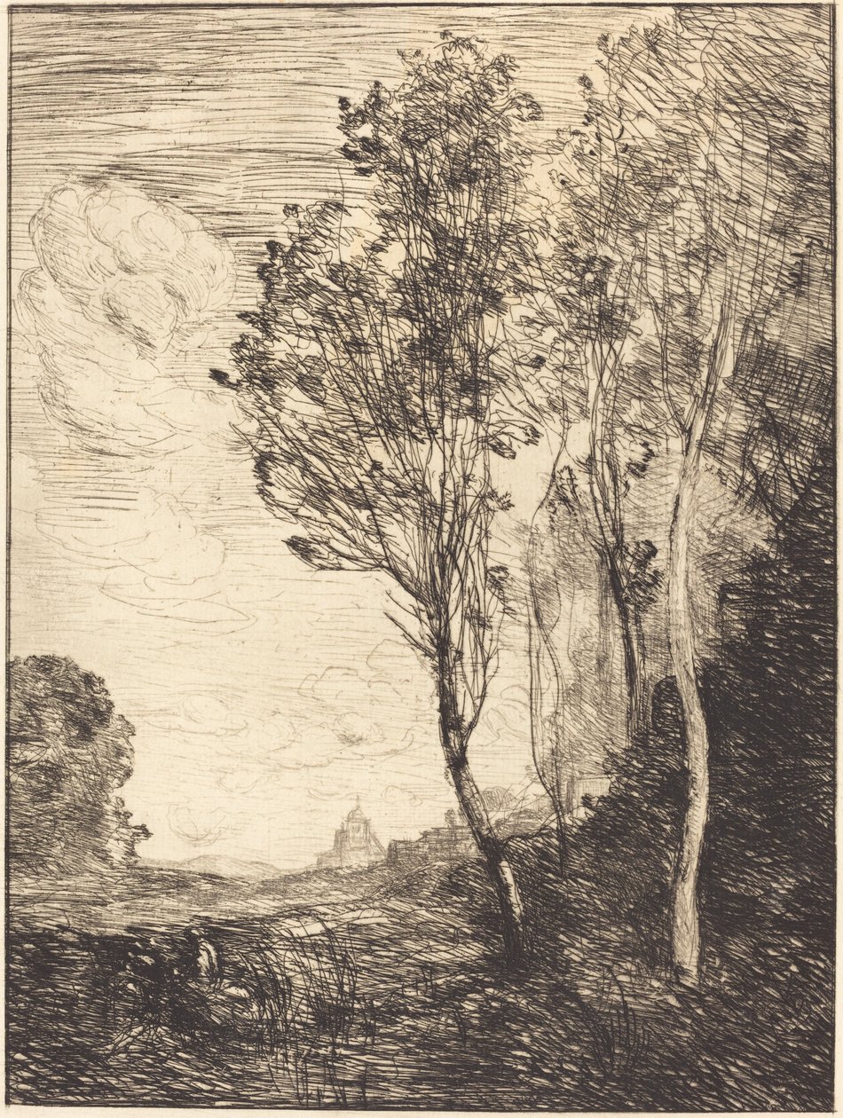 Suvenir fra Italia Suvenir fra Italia, 1866. av Jean Baptiste Camille Corot
