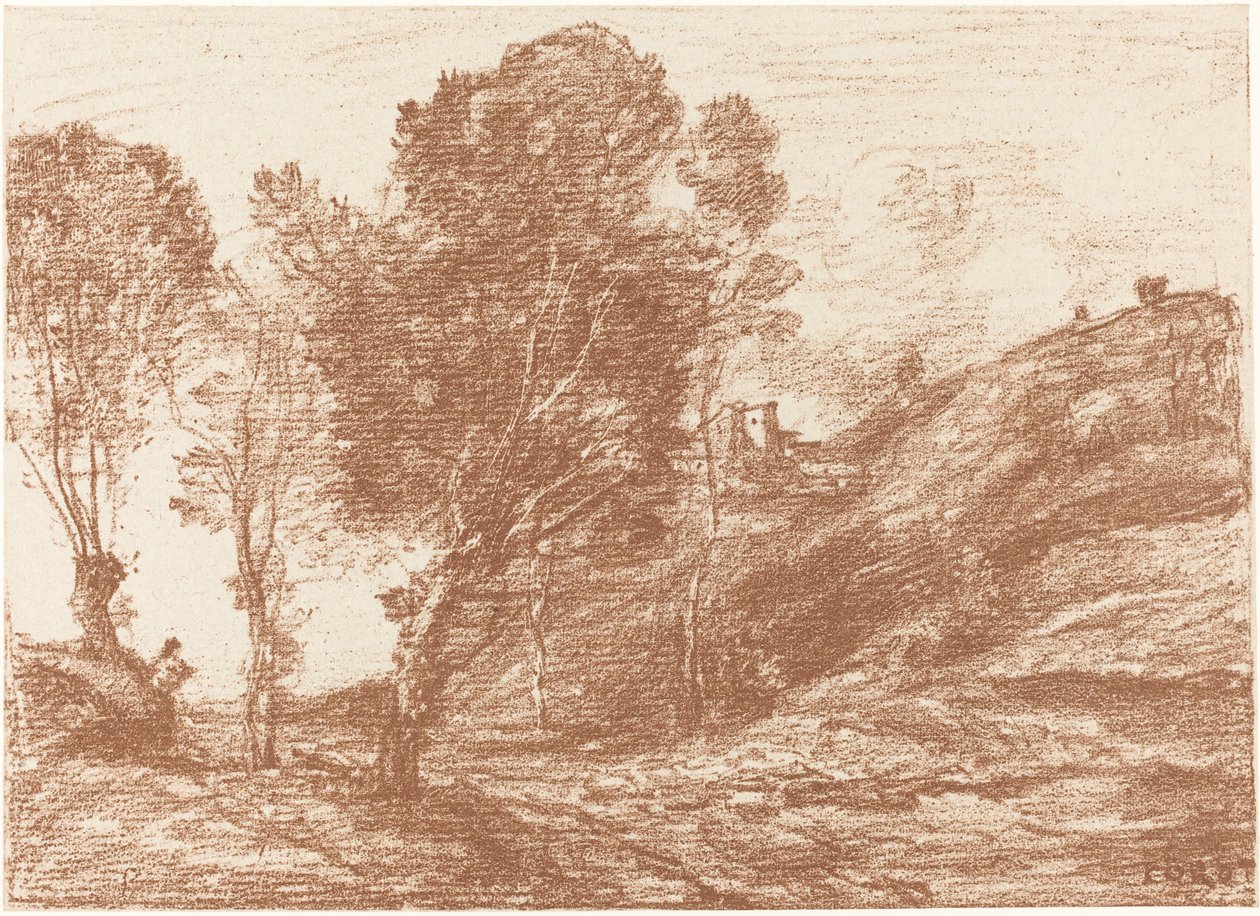 Suvenir fra Italia Suvenir fra Italia, 1871. av Jean Baptiste Camille Corot