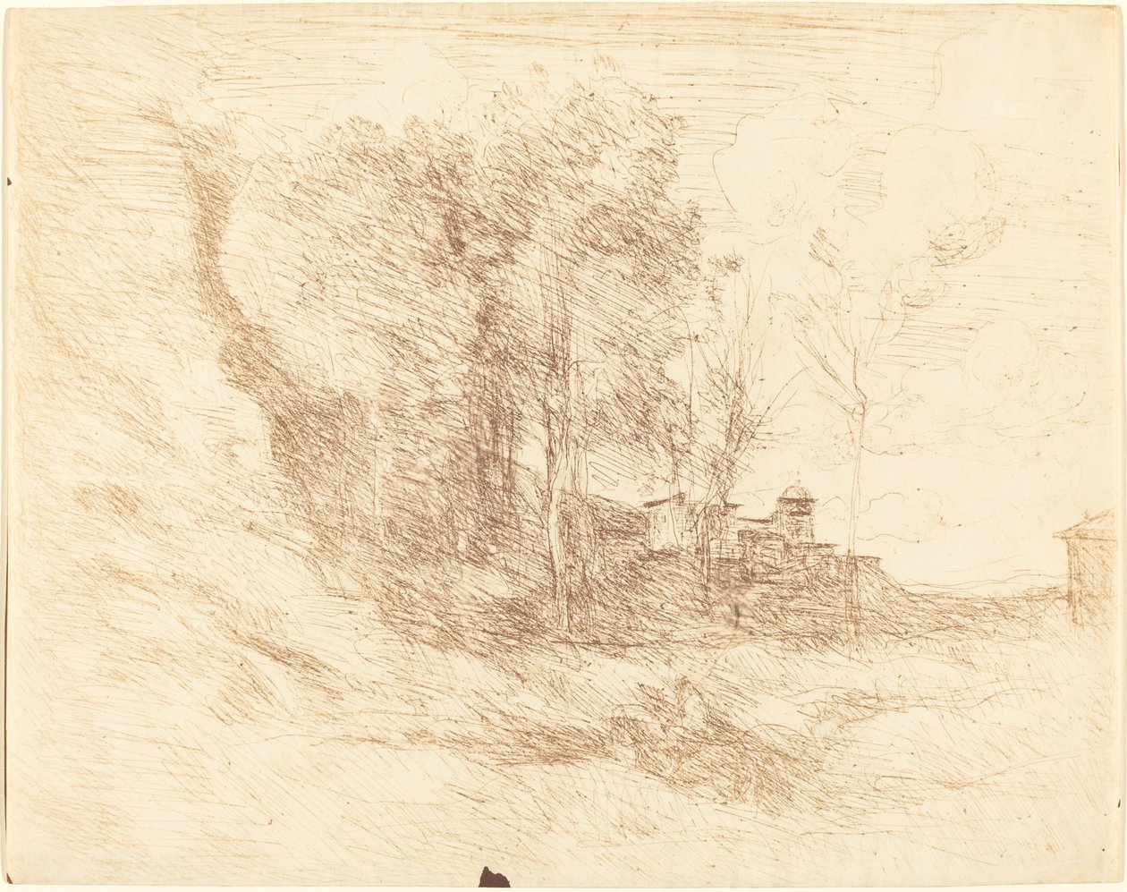 Souvenir fra Ostia av Jean Baptiste Camille Corot