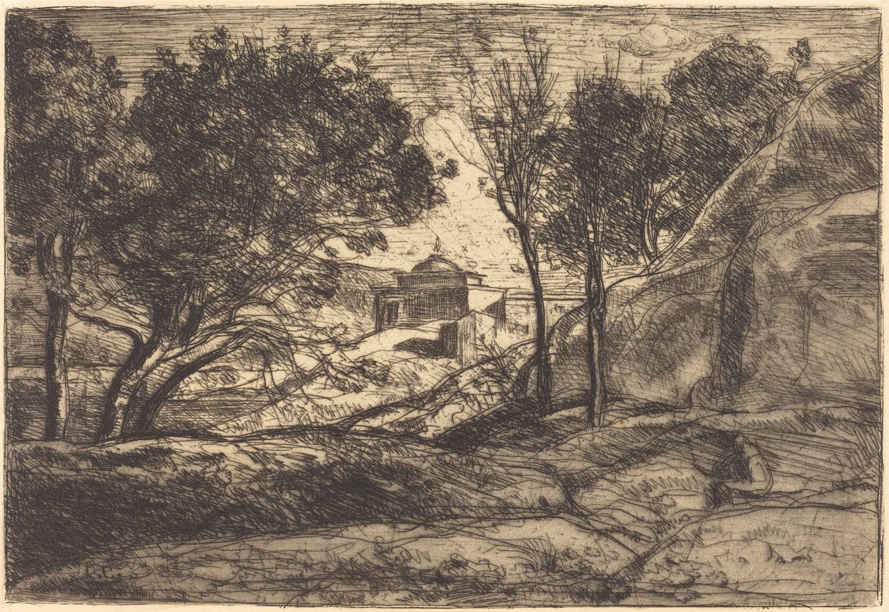 Suvenir fra Toscana Suvenir fra Toscana, ca. 1845. av Jean Baptiste Camille Corot