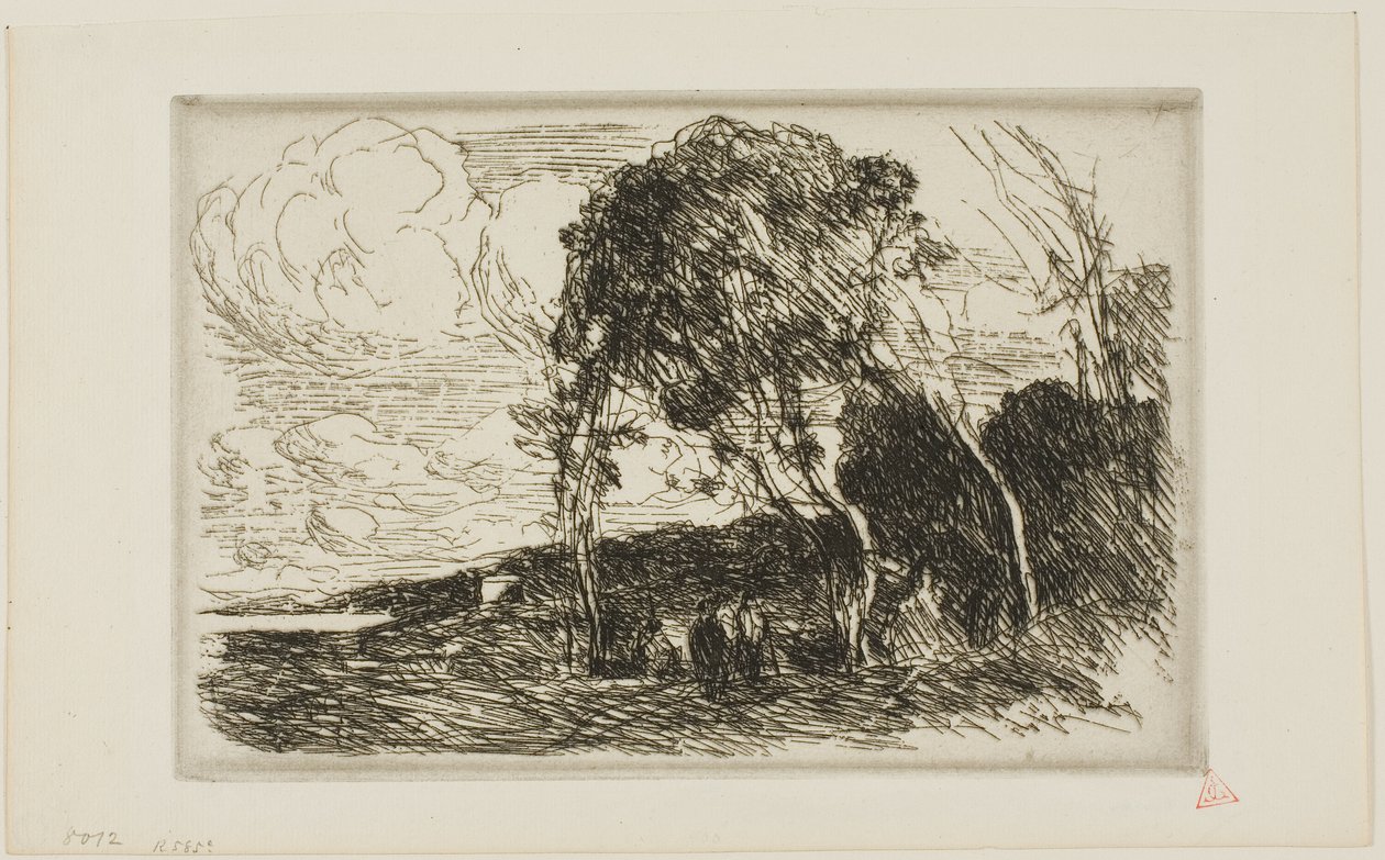 Suvenir fra festningsverkene til Douai av Jean Baptiste Camille Corot