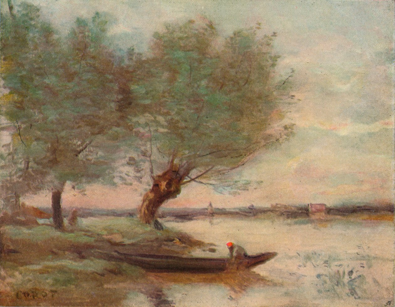 Båtmannen, 1806-1875, 1906-7. av Jean Baptiste Camille Corot