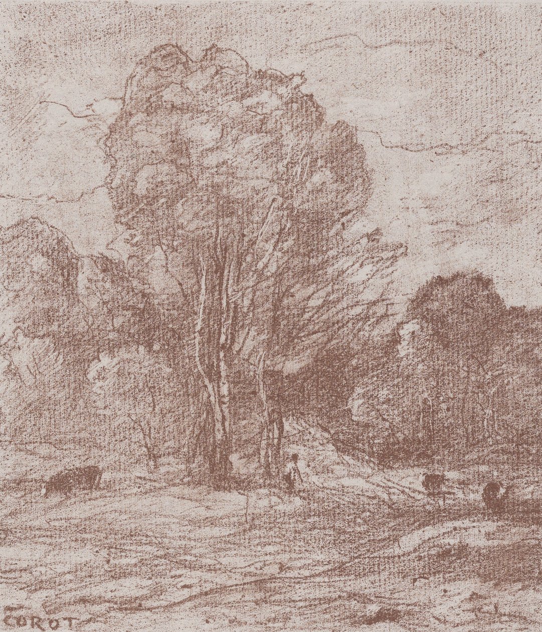 Kuenes hvilested Kuenes hvilested, 1871. av Jean Baptiste Camille Corot