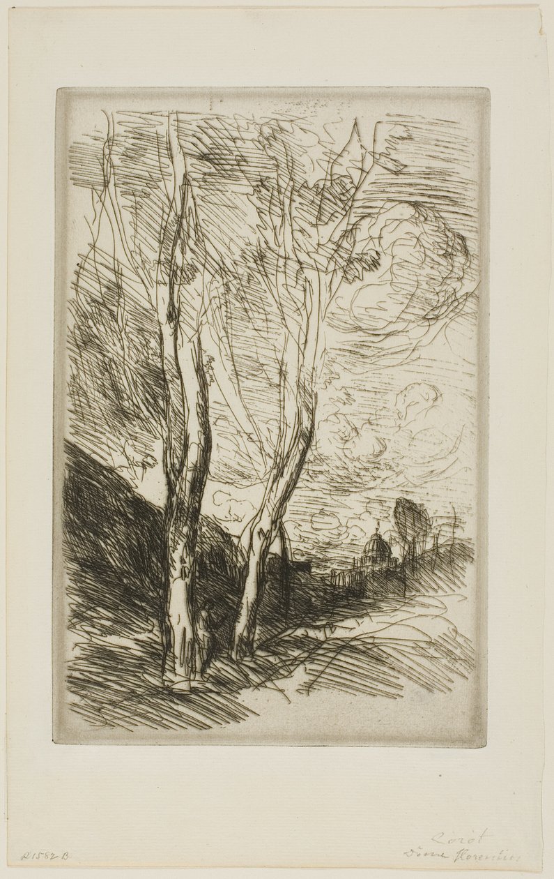 Den florentinske Duomo av Jean Baptiste Camille Corot