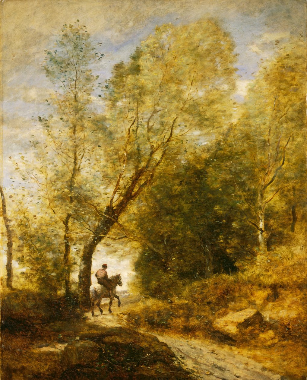 Skogen til Coubron av Jean Baptiste Camille Corot