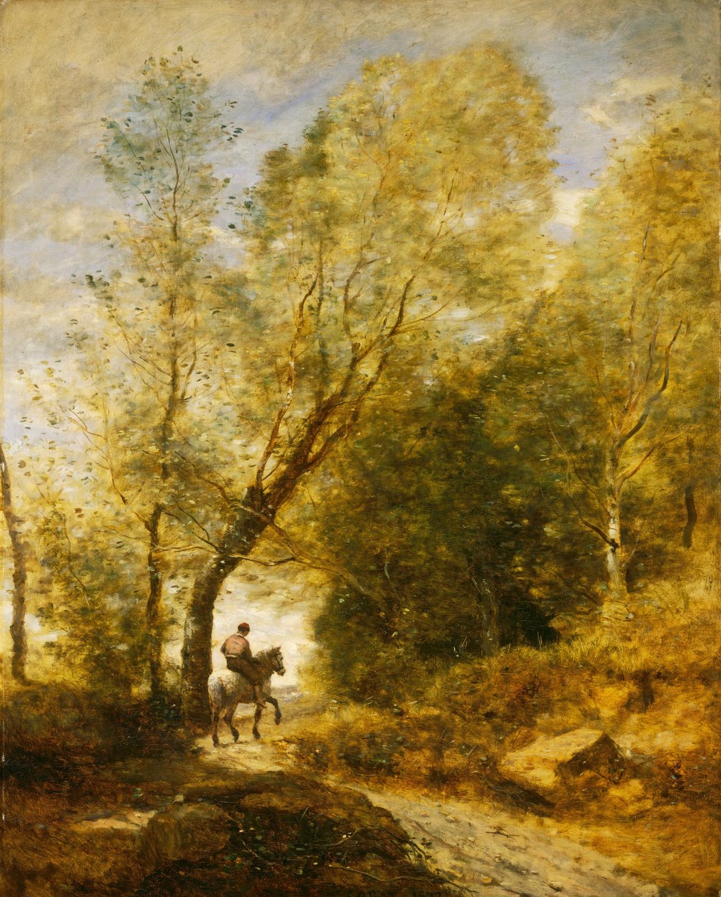 Skogen i Coubron, 1872. av Jean Baptiste Camille Corot
