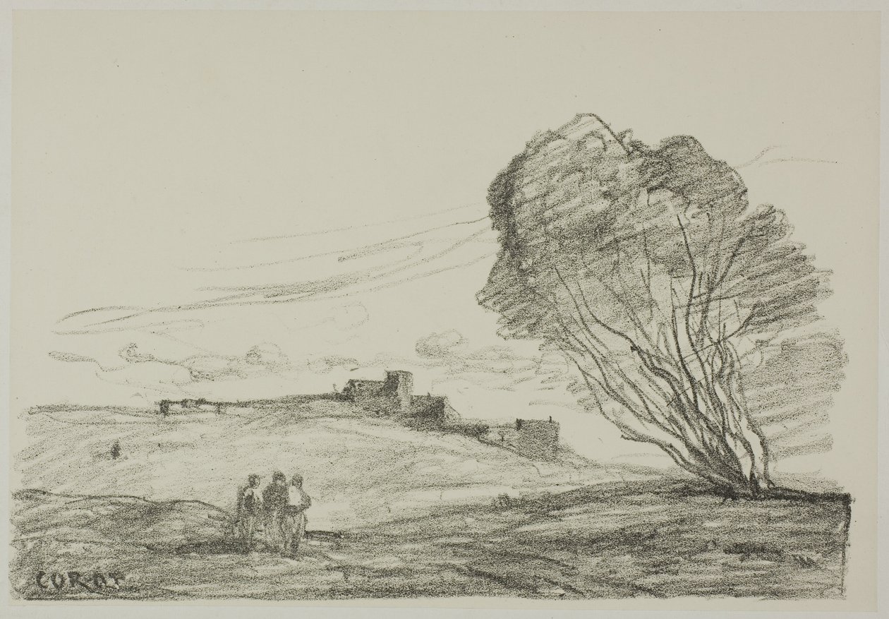 Det isolerte fortet av Jean Baptiste Camille Corot