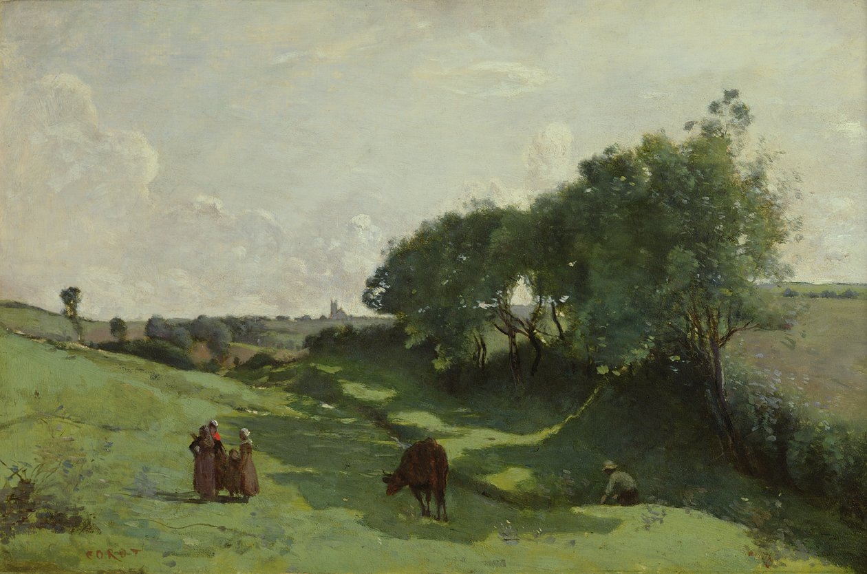 Den lille dalen av Jean Baptiste Camille Corot