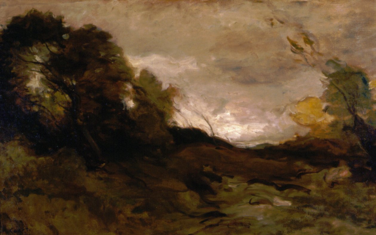 Ensom dal av Jean Baptiste Camille Corot