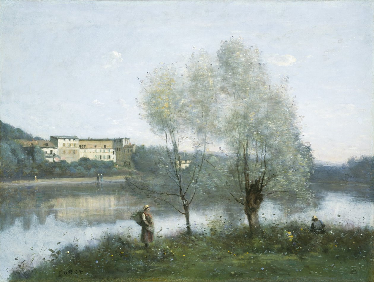 Ville-d'Avray, ca. 1865. av Jean Baptiste Camille Corot
