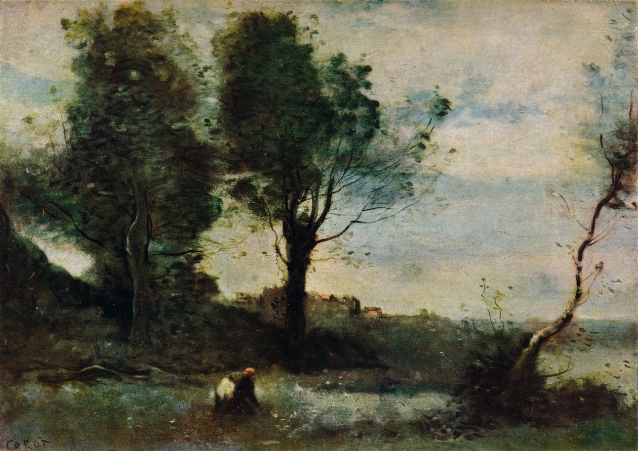 Wood Gatherers, c1865, 1913 av Jean Baptiste Camille Corot