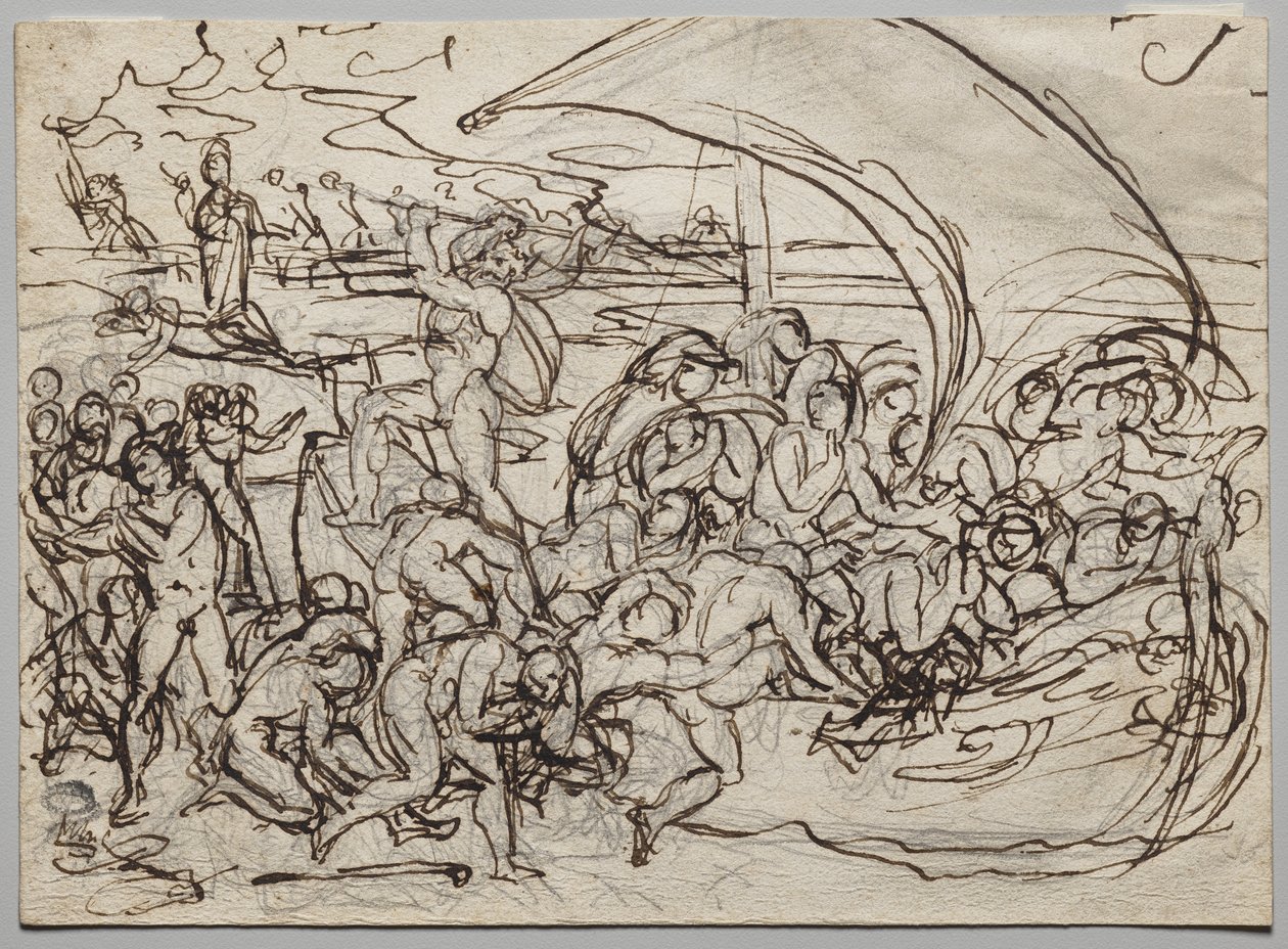 Charon og de dødes sjeler av Jean Baptiste Carpeaux