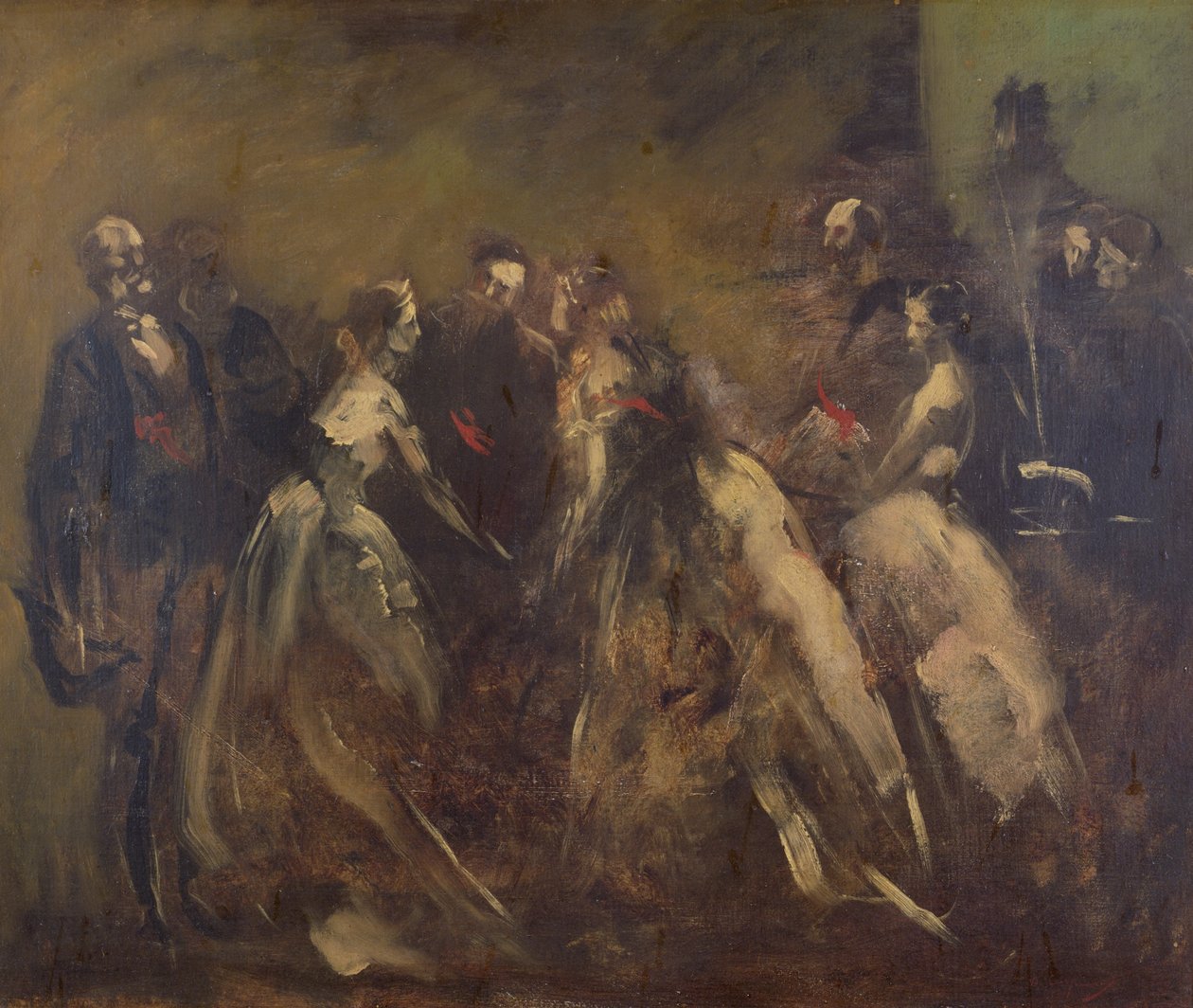 Mottak på Tuileries-palasset under det andre imperiet av Jean Baptiste Carpeaux