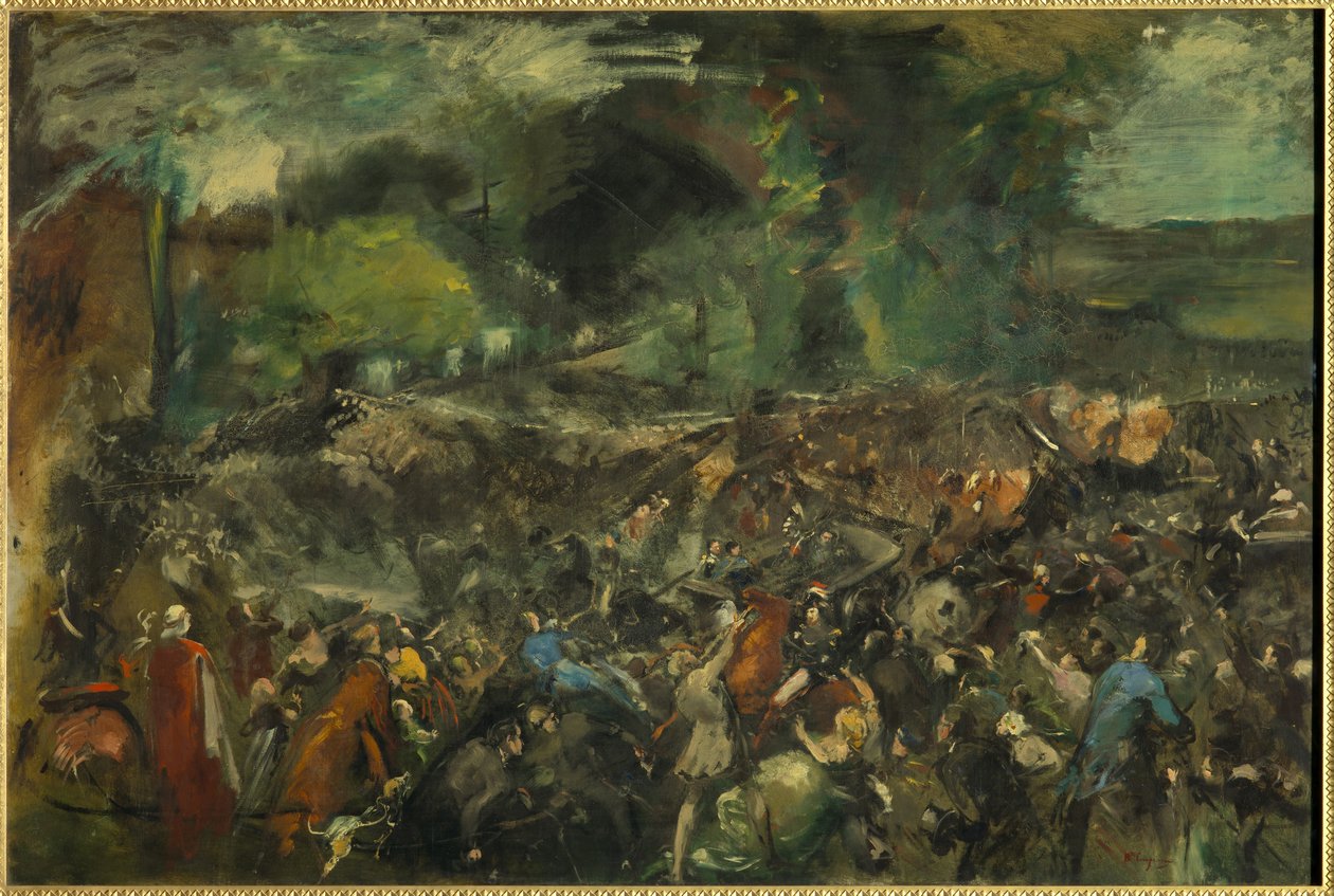 Antonin Berezowskis angrep på tsar Alexander 2 6. juni 1867 av Jean Baptiste Carpeaux