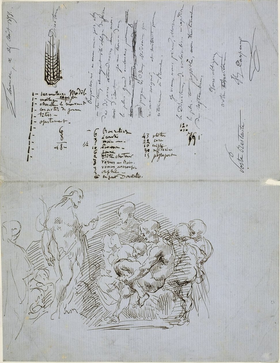 Forkynnelsen av døperen Johannes av Jean Baptiste Carpeaux