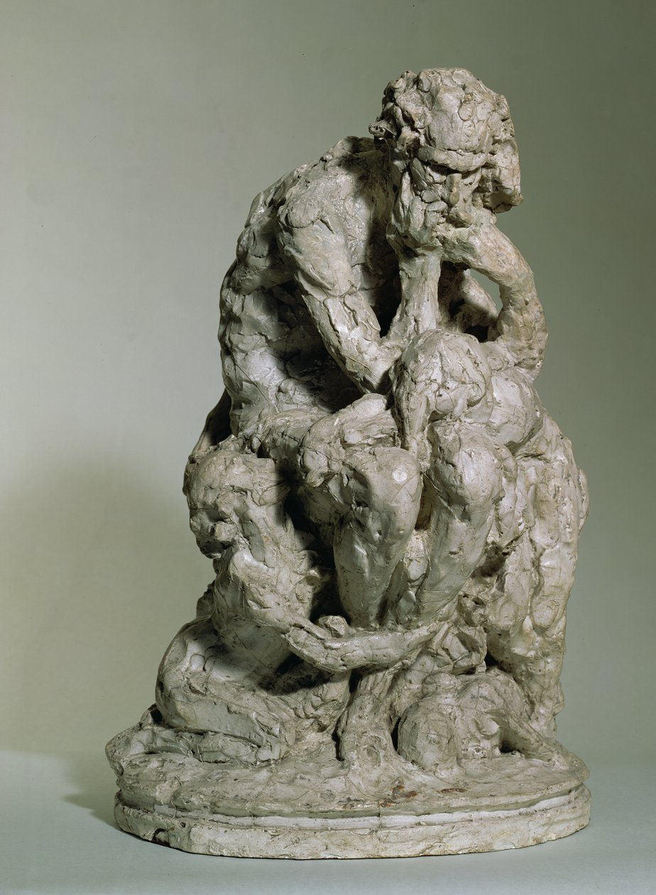 Ugolino og hans sønner (gips) (se også 197136 og 234151) av Jean Baptiste Carpeaux