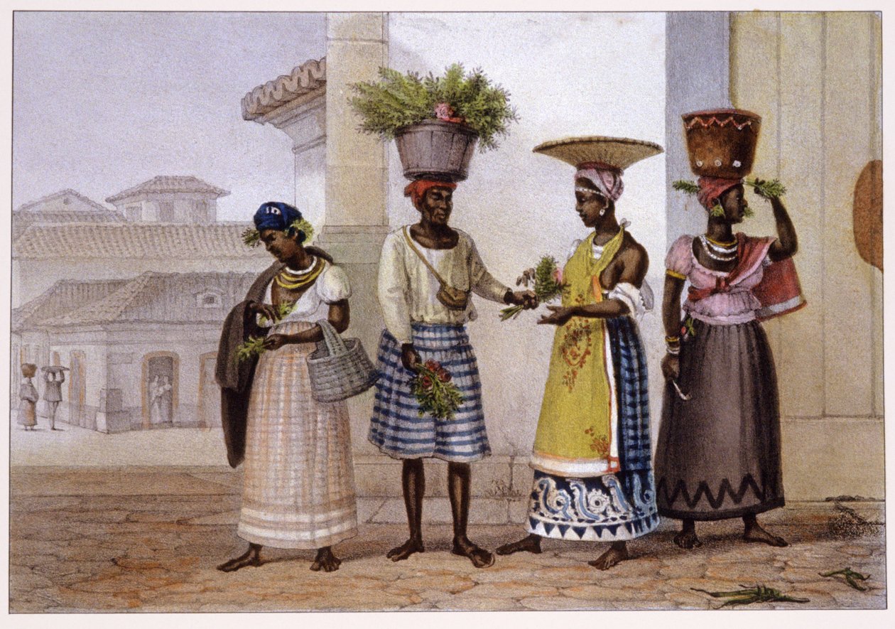 Selgere av gress. 1839 (litografi) av Jean Baptiste Debret