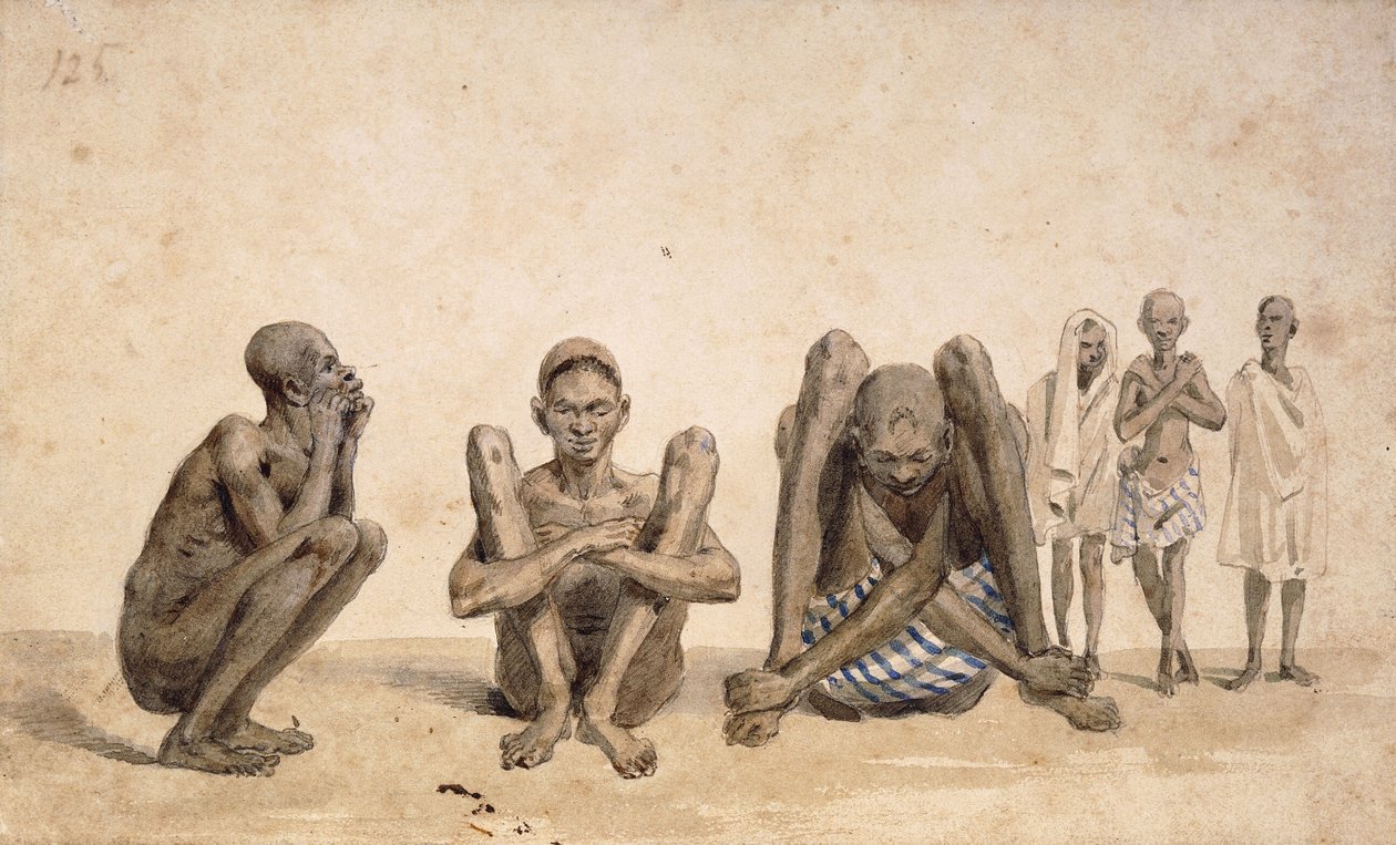 Slaver av Rio Janeiro, ca. 1825-6 av Jean Baptiste Debret