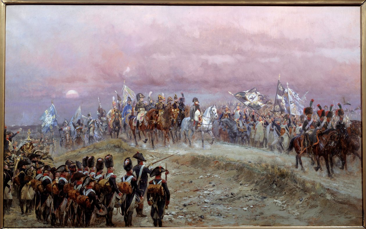 Kvelden i slaget ved Iena 14/10/1806 Maleri av Edouard Detaille (1848-1912) 1894 Søn. 0,8x1,3 m Paris, Musee de l