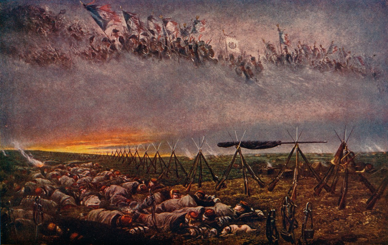 Drømmen, 1888, 1909 av Jean Baptiste Edouard Detaille