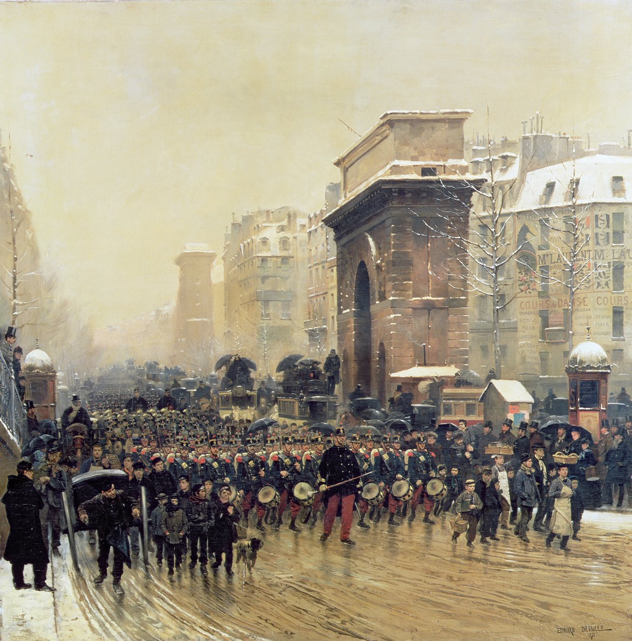 Det forbipasserende regimentet, 1875 av Jean Baptiste Edouard Detaille